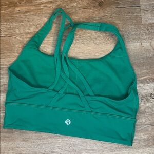 lululemon athletica Green Strappy Sports Bra
